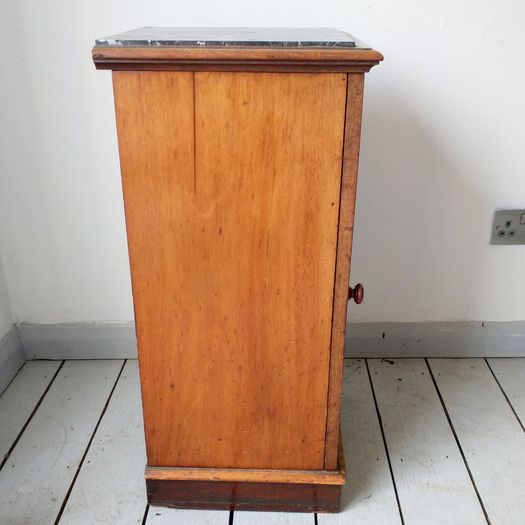 Country house antique night cabinet