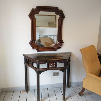 Mid century shaped mirror