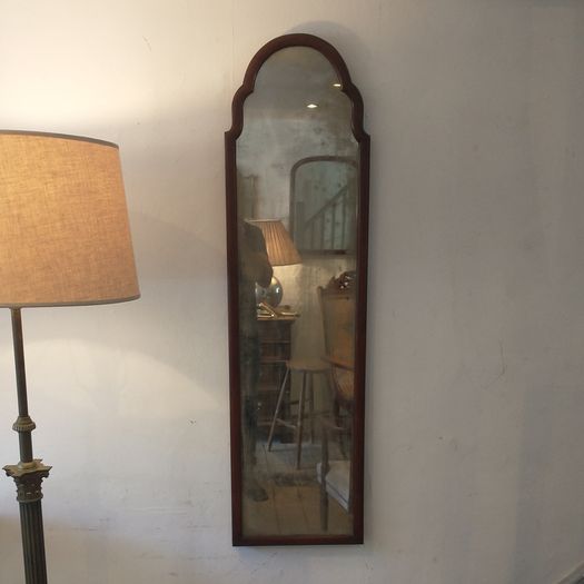 Antique English arch top mirror