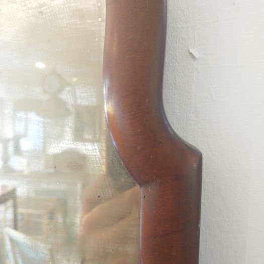 Antique English arch top mirror
