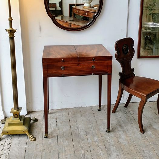 George III gentleman's dressing table
