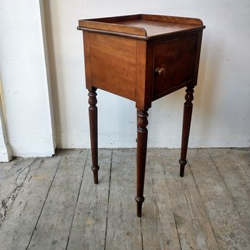 Georgian fruitwood night table