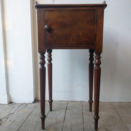 Georgian fruitwood night table
