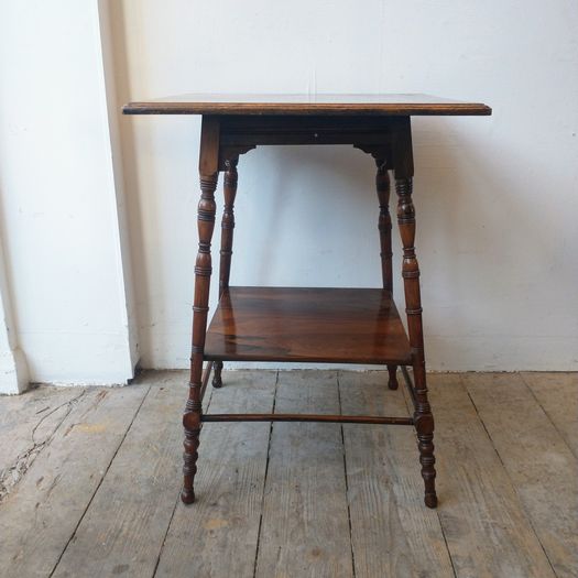 Late C19th rosewood side table