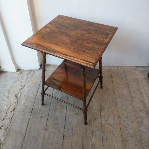 Late C19th rosewood side table