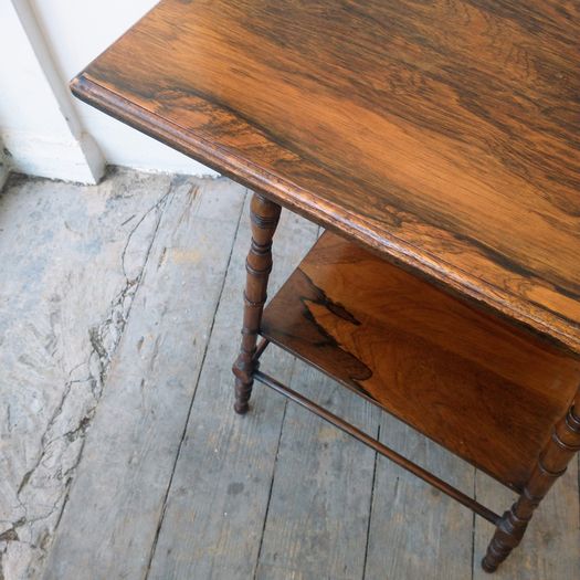 Late C19th rosewood side table