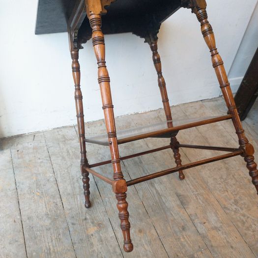 Late C19th rosewood side table