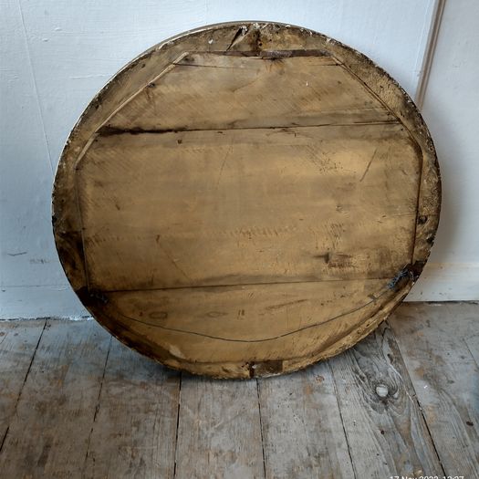 Regency round mirror
