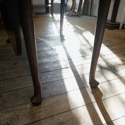 George II drop flap dining table