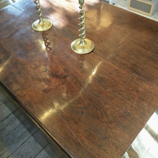 George II drop flap dining table
