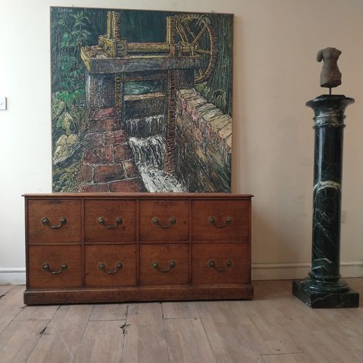 Antique shop fitting chest of drawers