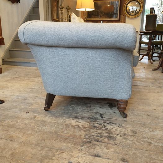 Large Howard & Sons type C19th chesterfield sofa