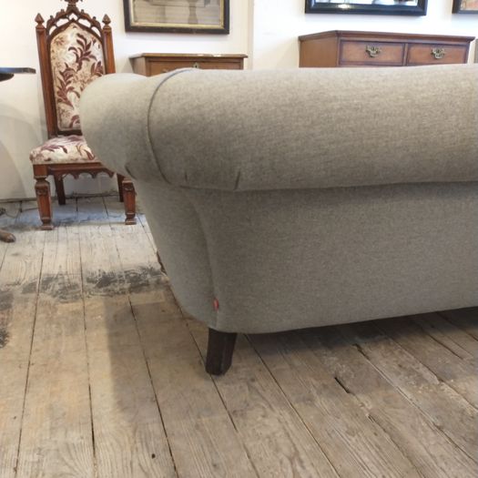 Large Howard & Sons type C19th chesterfield sofa