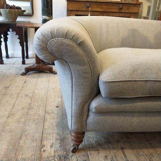Large Howard & Sons type C19th chesterfield sofa