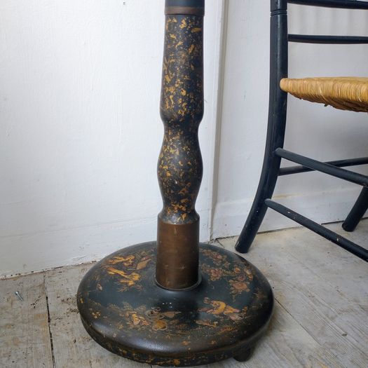 Interesting antique chinoiserie floor lamp