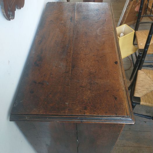 Early C18th oak cottage chest