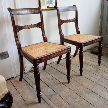 Pair of Regency chairs