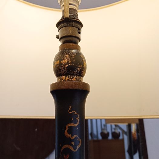 Antique chinoiserie floor lamp