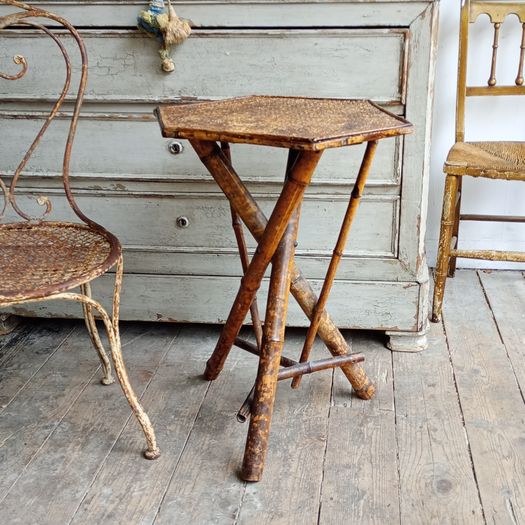 C19th bamboo table