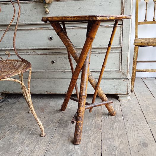 C19th bamboo table