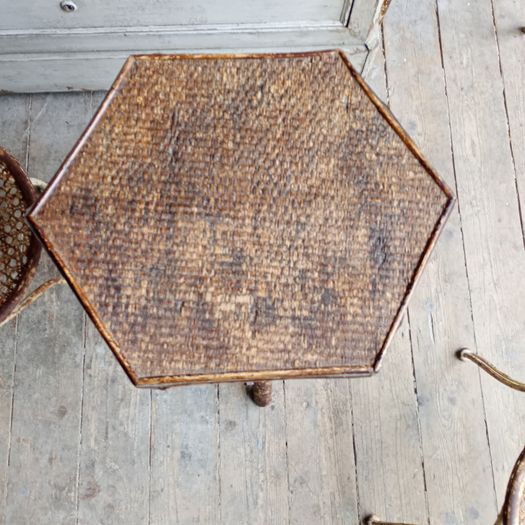 C19th bamboo table
