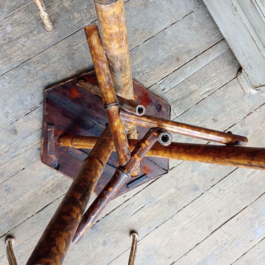 C19th bamboo table