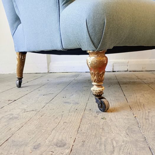 Antique low armchair