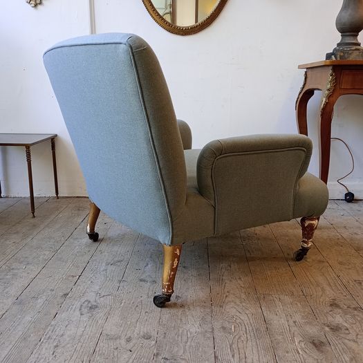 Antique low armchair