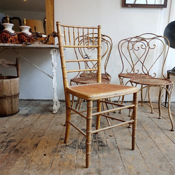 Pretty Regency painted chair