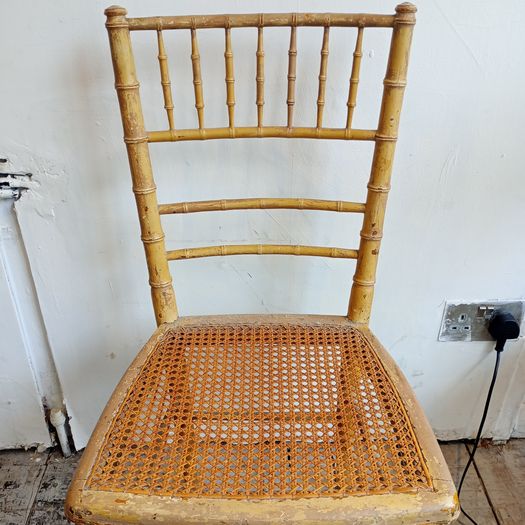 Pretty Regency painted chair