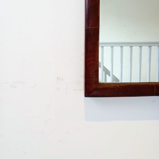Antique arch mirror