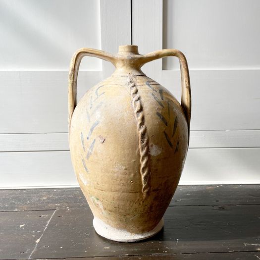 18th C Italian Ceramic Double Handled Jars - Sold Separately