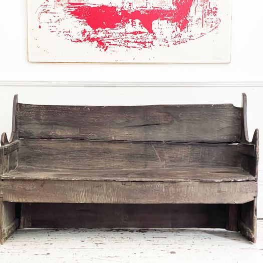 A Rustic Late 17th C/Early 18th C Catalan Bench