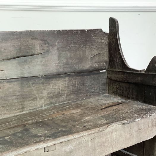 A Rustic Late 17th C/Early 18th C Catalan Bench