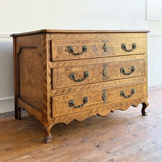 An 18th C French Parquetry Inlaid Commode of Beautiful Colour