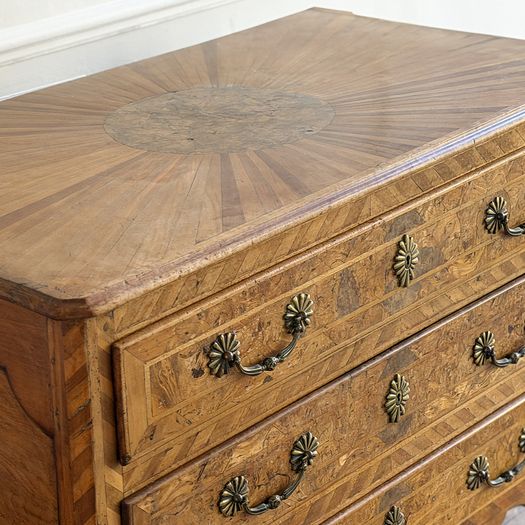 An 18th C French Parquetry Inlaid Commode of Beautiful Colour