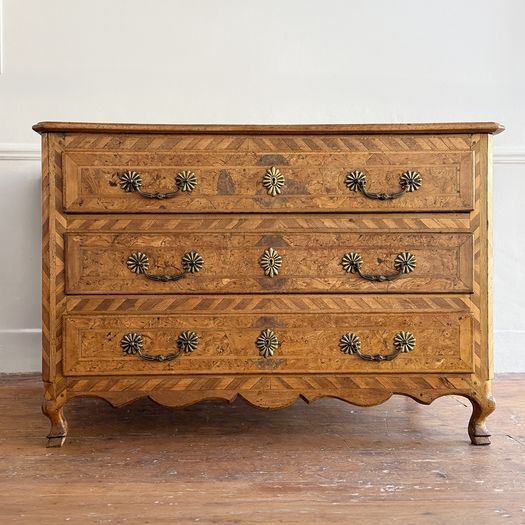 An 18th C French Parquetry Inlaid Commode of Beautiful Colour
