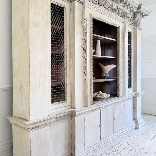 An 18th C William Kent Breakfront Bookcase