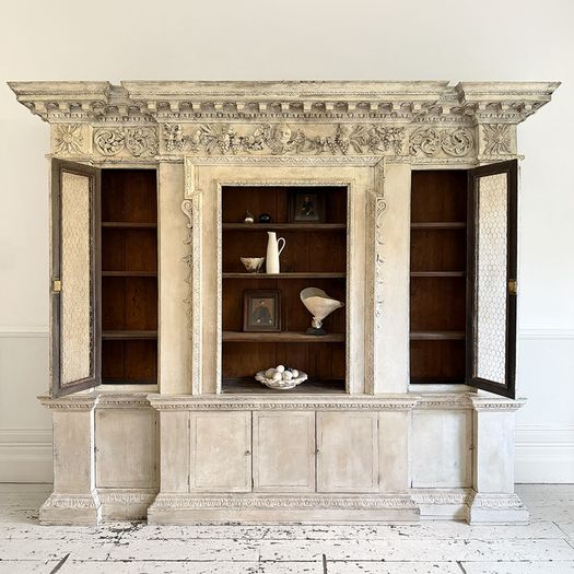 An 18th C William Kent Breakfront Bookcase