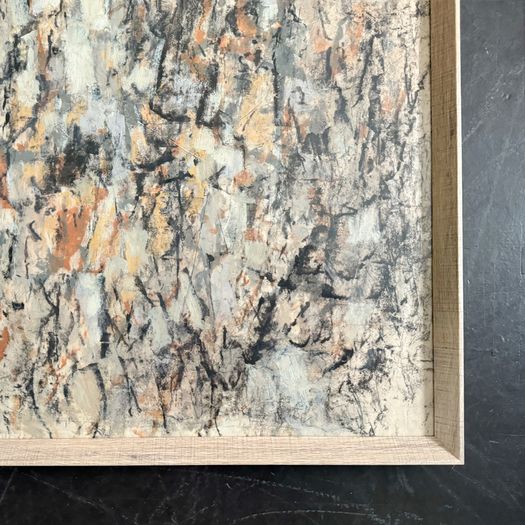A 1950's Abstract Painting by Jean-Pierre Villeneuve