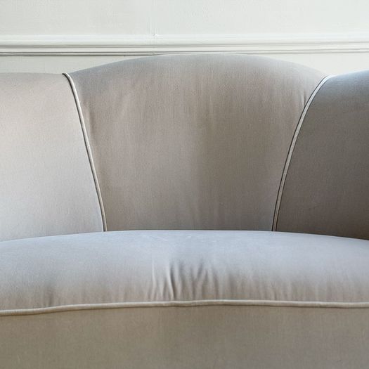 A Rare 1970's Croissant Sofa in the Manner of Raphael Raffel