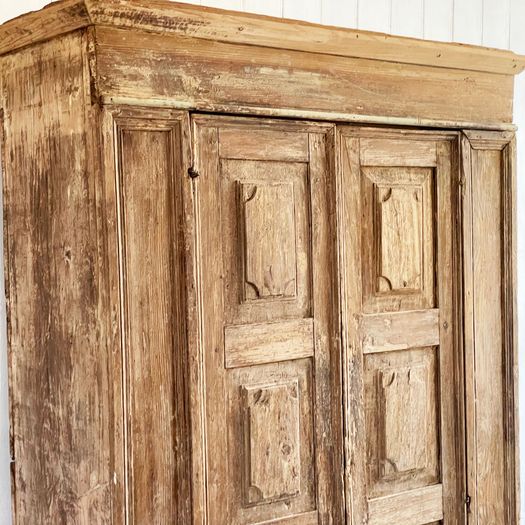 A Late 17th Century Italian Cupboard with Triple Panelled Doors