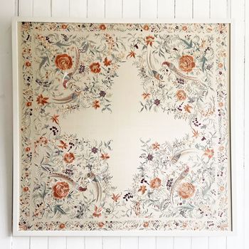 An Early 20th C Colourful Cantonese Framed Embroidery