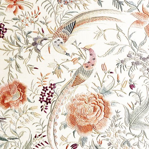 An Early 20th C Colourful Cantonese Framed Embroidery