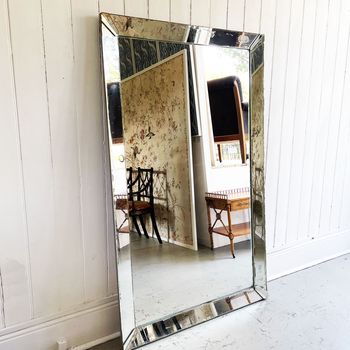 An Early 20th Century French Cushion Mirror