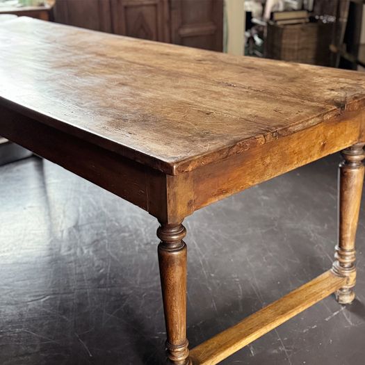 A Late 18th C/Early 19th C Walnut Dining Table of Beautiful Colour with Secret Drawer