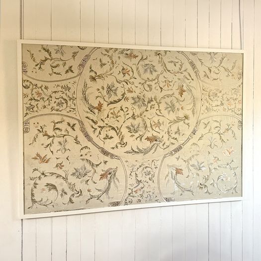 A 19th C Chinese Export Silk Framed Embroidery