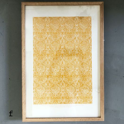 A Set of Colourful Framed Lithographs of Textile Designs