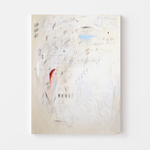 'Fleurs d'Hiver' La Floraison by Margot Sinclair - Mixed Media on Canvas