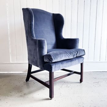 A George III English Wing Chair